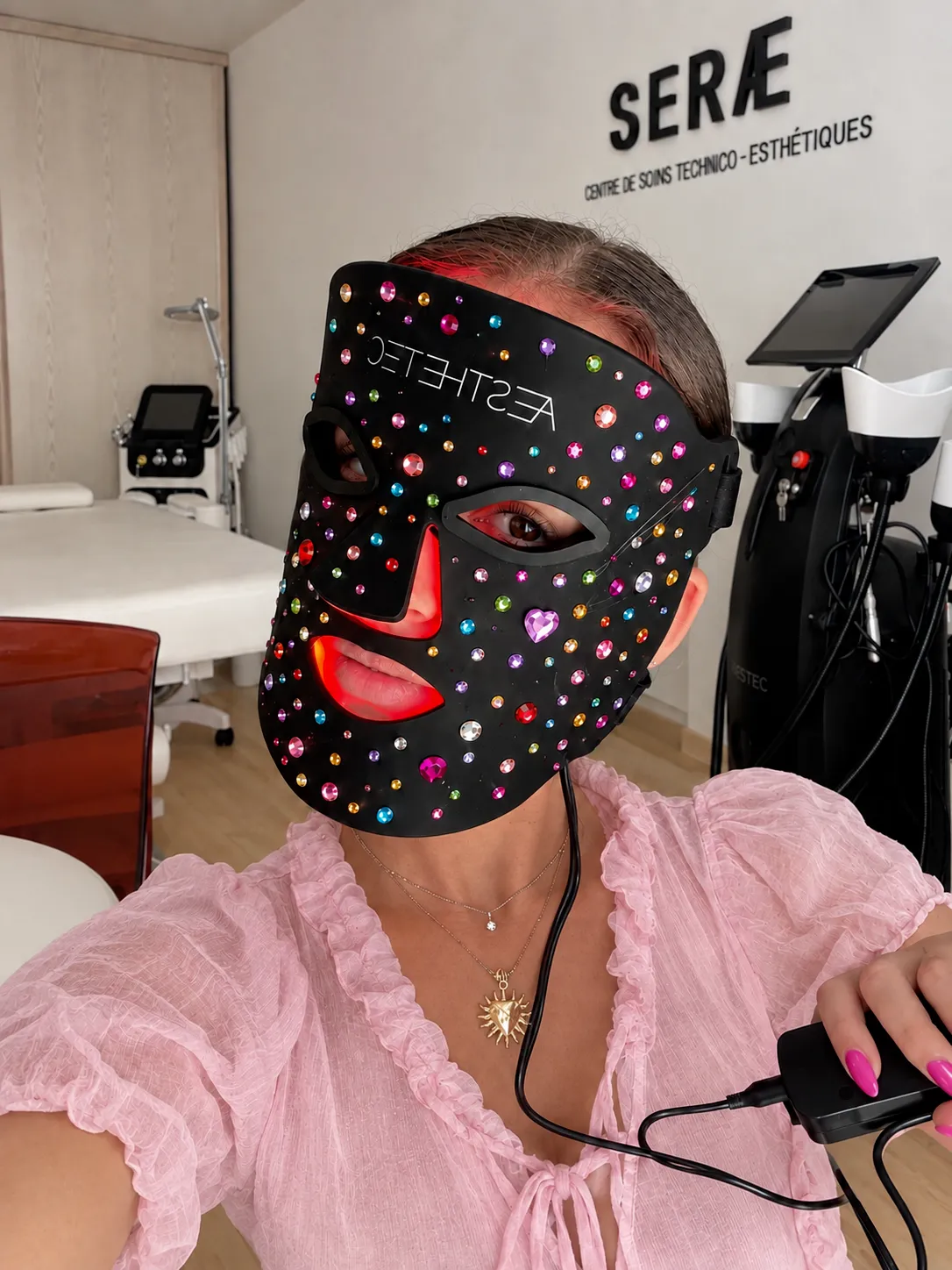 masque de luminothérapie